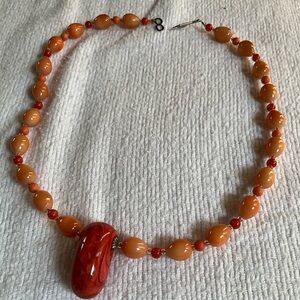 Handmade beaded necklace